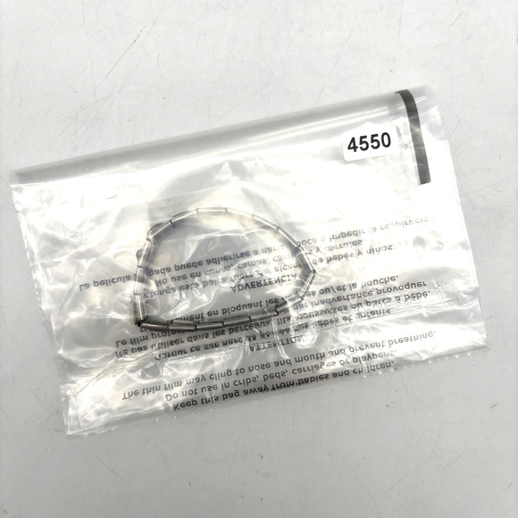 Vintage 00s D'linQ Italian Stretch Charm Bracelet 17 Links 7 Charms Millennial - Picture 6 of 6